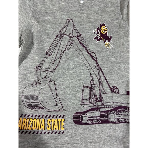 NEW ASU Arizona State Sun Devils Colosseum Athletics Excavator Shirt Toddler 3T - Picture 3 of 7